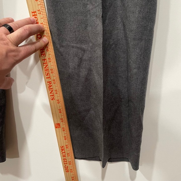 Pendleton Vintage Virgin Wool Men Charcoal Gray Dress Pants Made in USA 41x31 - Picture 3 of 7